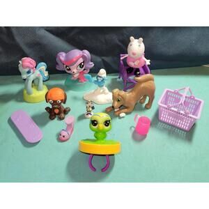 Mixed Kids Toy Figures Lot – Animals, Characters & Accessories Bundle